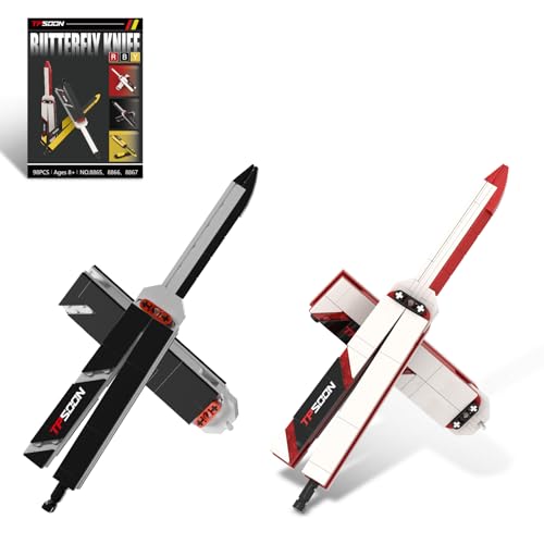 Sosuy Butterfly Sword Building Block 1:1 Foldable Model Toys for Adult Kid