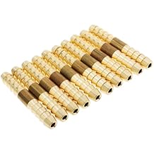 LTWFITTING Brass Barb Hose Splicer Mender 1/8-Inch Fitting for Vehicle Fuel System Windshield Fluid Tube Pack of 10