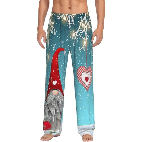 Pantalon pyjama polaire homme imprimé de Noël idée cadeau idéale