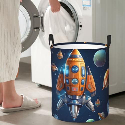 Grand panier de rangement avec poignées et panier à linge imperméable - 8