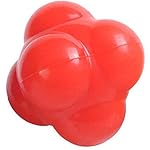 Reaction Ball, 6-Sided Agility Training Ball for Baseball, Soccer, Lacrosse, Basketball, Softball, Hand-Eye Coordination Training Equipment
