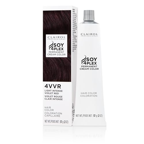 Image of Clairol Professional Permanent Cream Hair Color | 100% Gray Coverage | Blonde, Brown, Black, & Red-Violet Shades | Deep Conditioning & Fade Resistant Results