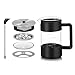 French Coffee Press 34oz 1 litro, pressa per caffè portatile, no trip brewer, macchina da caffè durevole per cucina, soggiorno, festa di famiglia, campeggio, lavoro, ufficio, mattina, routine immagine