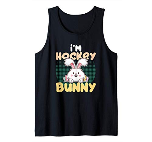 Hockey Bunny Matching Family Easter Day 2021 Camiseta sin Mangas