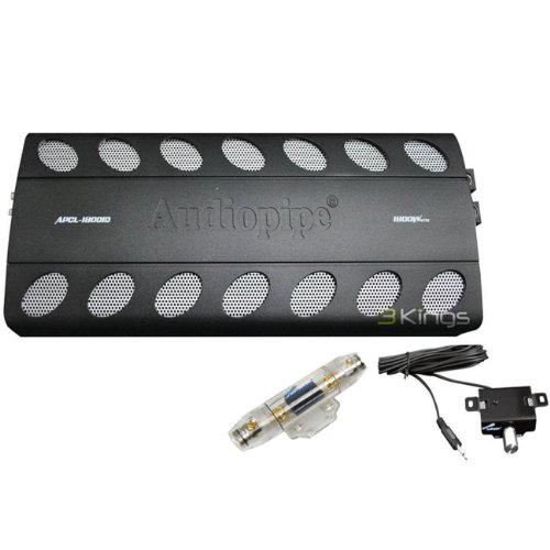 Audiopipe Apcl18001D 1800W Class D Monoblock Car Audio Mosfet Amplifier #TOP26