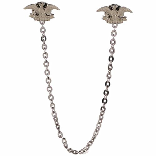 tripin Lapel Pin For Men Suit Unisex S Chain For Suits And Saree (Black) TSHOBLKCOLLARCHAIN969-picture-44