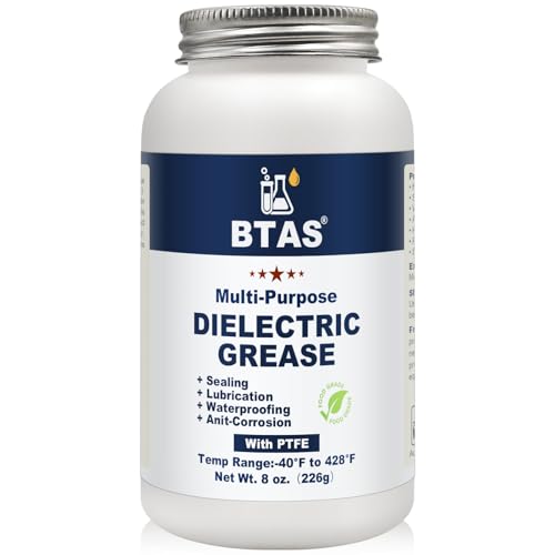 BTAS Dielectric Grease for Automotive Electrical Connectors,Car Battery Terminal Spark Plug Boot Corrosion Preventer Electric Silicone Paste,Dialectical Grease...