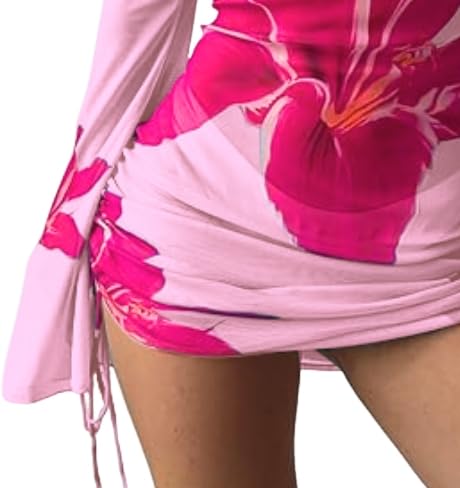 Image of ZAFUL Womens Swimsuit Cover Up Dress Off Shoulder Hollow Coverup Bathing Suit Mesh Swim Beach Dress