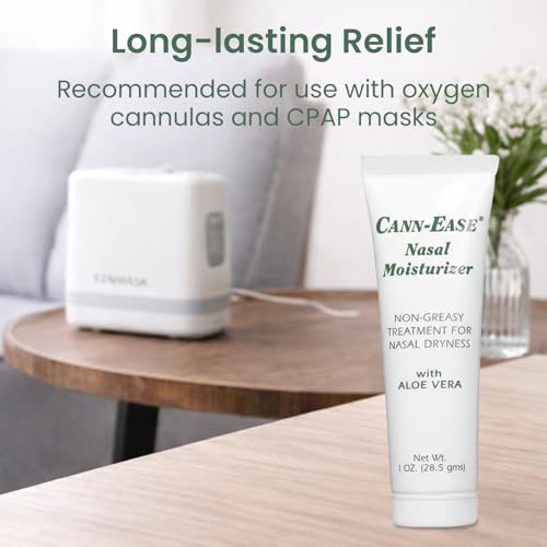 Image of Main Clinic Supply Cann-Ease Nasal Moisturizer Gel | for Dry Nostrils, CPAP & Oxygen Comfort Support, Aloe Vera & Hydration Care | Pack of 2