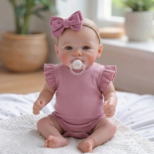 Muñeca Reborn de Vinilo de 48 cm con Cuerpo Completo miniatura 2