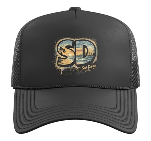 Gorra Trucker Diseño San Diego Street Art miniatura 2