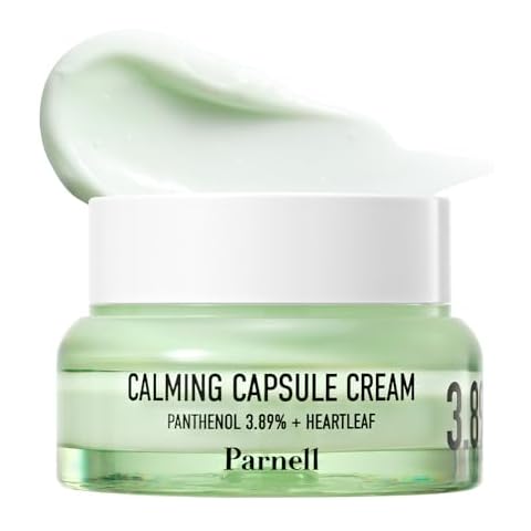 Parnell Panthenol 3.89 Heartleaf Calming Capsule Cream 50ml, Acne soothing cream, korea skin care, korea beauty Cover
