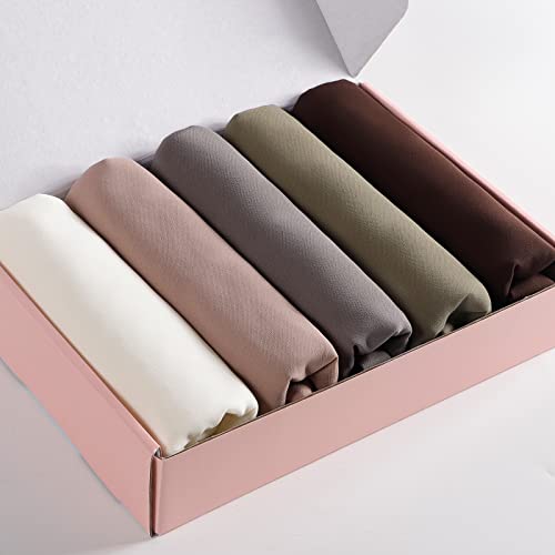 Image of NW 4 PCS Muslim Women Soft Premium Solid Chiffon Hijab Scarves Shawl Long Scarf Wrap Scarves with Gift Box