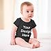 Personalisierter Baby-Body, individueller Baby-Einteiler für Jungen und Mädchen, Design-Babyweste, weicher Baumwoll-Baby-Body, personalisierte Baby-Strampler-Kleidung, Neugeborene, Geschenke