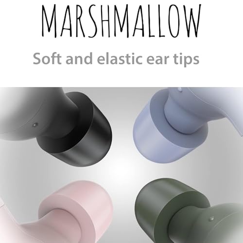JVC Marshmallow True Wireless Bluetooth 5.3 Earbuds – 28H Battery, Memory Foam Earpieces for All-Day Comfort, IPX4 Water Resistant, Mic, Compact Case, for iPhone & Android by JVC - Used condition - Image 2