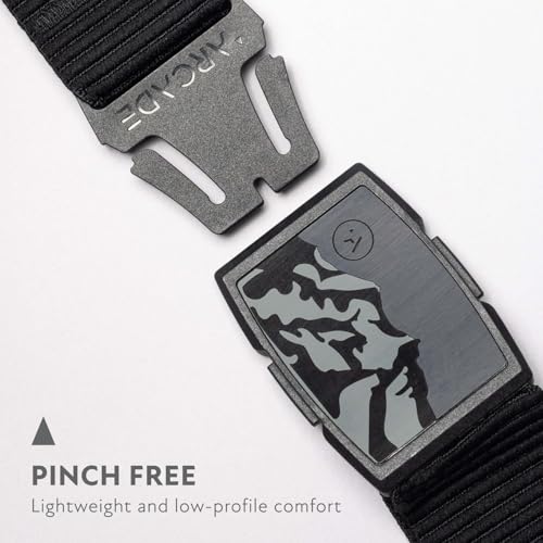 Image of Arcade Experience Unisex Belt, Heavy Duty Elastic Webbing, Non-Metal Travel Friendly Buckle