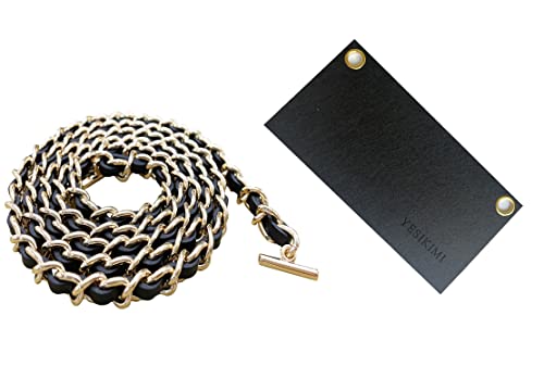 Conversion Kit Real Cowhide Leather Chain+Insert Compatible With Chanel Flap Long Wallet Gift for Her2