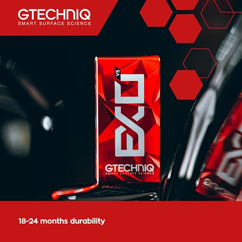 Gtechniq EXO V4 30 ml Protection céramique hybride - La protection céramique carrosserie fournit de 18 à 24 mois de brillance avec un effet anti-pluie et auto nettoyant - application très facile