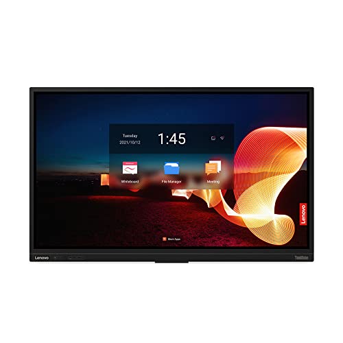 Lenovo ThinkVision T75-75″ Diagonal Class – Pantalla LCD con retroiluminación LED, interactiva, con pantalla táctil (multitáctil), 8 m
