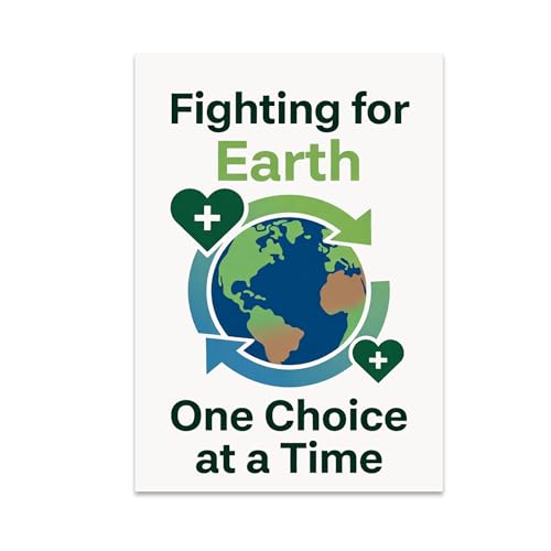 Eco-Friendly Wall Art Poster Print - Fighting for Earth One