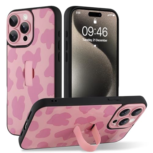 Coque iPhone 15 Pro Max antichoc avec dragonne pratique et béquille de support intégrée