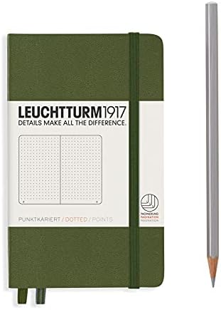 Lighthouse Notebook Pocket (A6) dotted, Hardcover