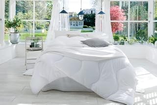 The Fine Bedding Company - Breathe Duvet - 9 + 4.5 Tog - All Season - Cooling & Moisture Wicking - Temperature Control - Machine Washable - Double