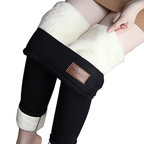 Leggings Damen,Winter Warme Leggings Hoher Taille Plus Samt Verdicken Mit Fleece Gefüttert Slim Lange Elastische Schlanke Hose,Tier Drucken Muster Herbst Winter Thermo Freizeithose Cover