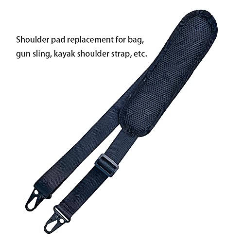 Removal Shoulder Pad Rifle Gun Sling Cushion Replacement Foam Shoulder Strap Pads For Bag And Backpack (1, Black) #TOP4