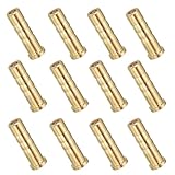 arrccholiy 12 Pack Archery Brass Arrow Weight Bolt Copper Arrow Insert for .244 Carbon Arrow Field Points Shaft, 38 Grain Without Male Thread