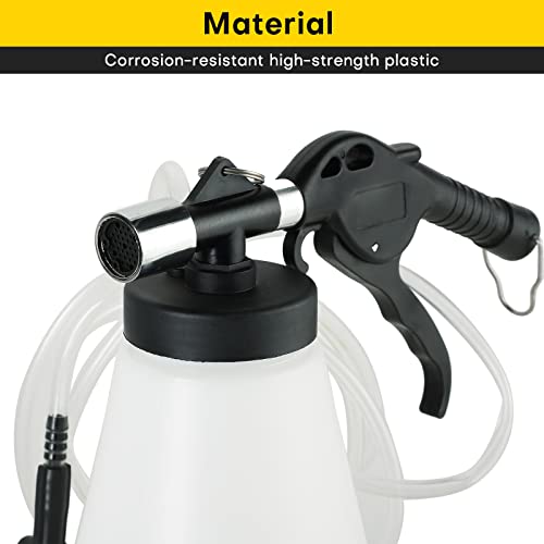 Acymner Pneumatic Brake Fluid Bleeder Tool Kit | Vacuum Bleeder Tool Kit, Brake Bleeder Kit with Extractor and Refill Bottle Master Cylinder Adapters Air Quick Plugs for Auto Car Motorcycle Truck - Thumbnail 5