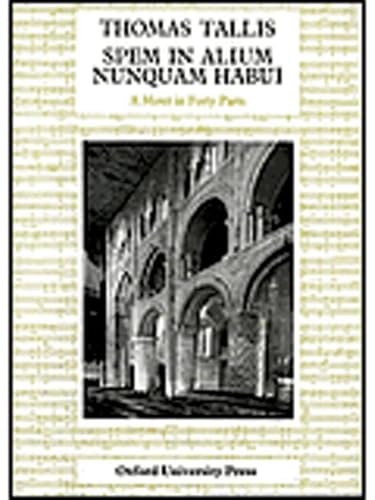 Photo de Spem in Alium: Vocal Full Score