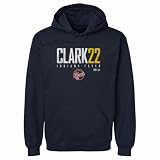 500 LEVEL Caitlin Clark Indiana Fever Men's Hoodie Sweatshirt - Caitlin Clark Indiana Fever Elite WHT (Navy, Small)