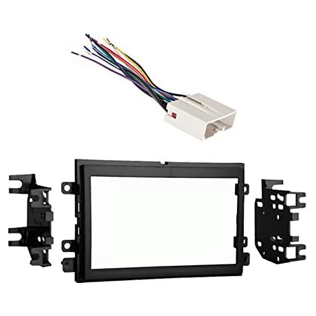 Harmony Audio Compatible with Ford Freestyle 2005-2007 Double DIN Stereo Harness Radio Install Dash Kit