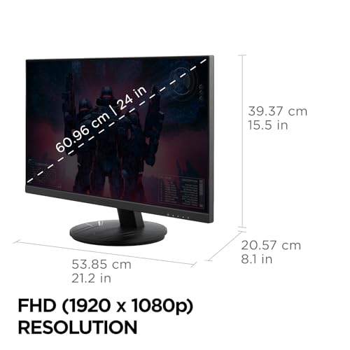 ViewSonic VX2416A 24 Inch 1080p 1ms 120Hz IPS Gaming Monitor with Eye Care, USB C, HDMI 1.4, and DisplayPort Inputs by ViewSonic - Image 4