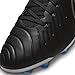 Nike Men's Tiempo Legend 10 Pro Regular Grass Football Boots, Black Chrome Hyper Royal, 11.5