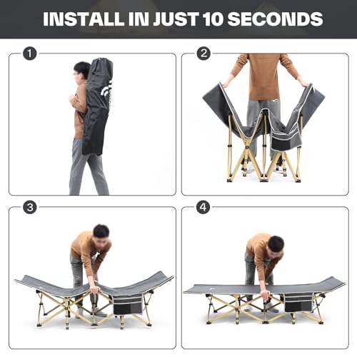 Sportneer Y21-80600-28-97 Camping Cot: 1200D Double Layer Oxford Foldable Camping Cots thumb #1