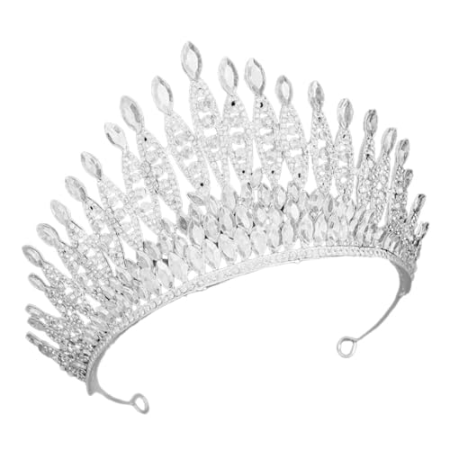 Couronne de mariage légère qui ne glisse pas pour grands cheveux