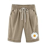 Fitnesshose outdoorshorts damen 3/4 lässig Elegant Dünn Trainingshose Stoffhose ChinohoseStraight Einfarbig Freizeithose BundhoseFashion Baggy Haremshose Damenhose Gerades Bein Sport Lockere shorts