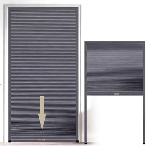 ZXHKZDX Personalizado Cocina Pequeño Puerta Plegable, Retráctil Cerrar Puerta De Armario, Corredera Puerta Divisoria para Interior Exterior Hotel Rincón Desayuno Sin Taladro