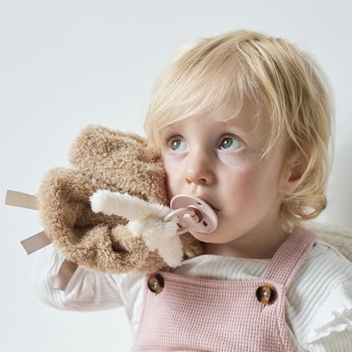 Nattou Comforter Doudou Rhino Teddy, 39 Cm, Teddy Caramel - 6