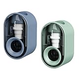 【No requiere taladrar】: La parte posterior adopta un fuerte adhesivo de doble cara, se puede fijar firmemente a la pared y no se caerá fácilmente. Adecuado para superficies lisas en azulejos, acero inoxidable, vidrio, espejos, etc.