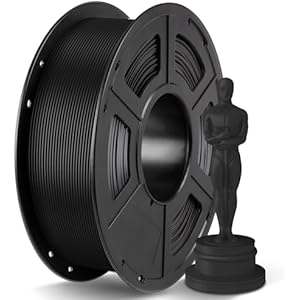 ANYCUBIC PLA+ 3D Printer Filament 1.75mm, High Toughness 3D Printing Filament, Dimensional Accuracy +/- 0.02mm, Print with Most FDM 3D Printers, 1KG Spool, Black