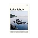 Lake Tahoe Poster, Leinwand, Poster, Schlafzimmer, 