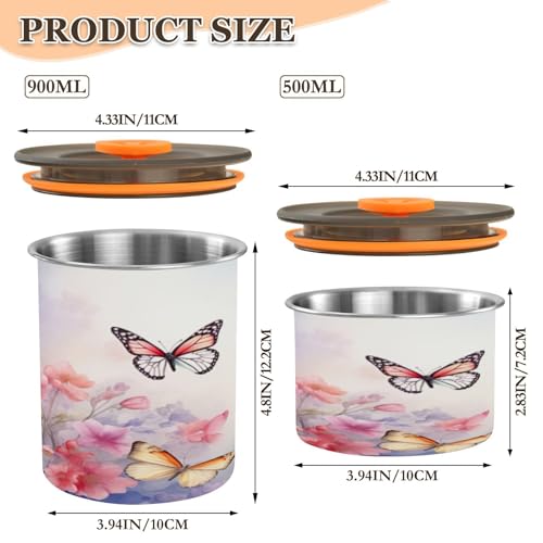 Envase Hermético de Acero Inoxidable para Café 900 ml miniatura 2