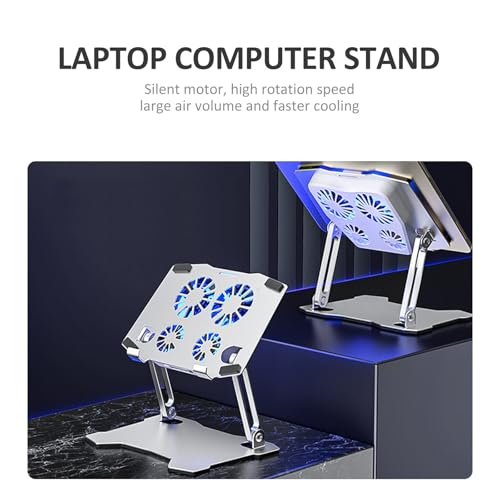 Éviter Surchauffe Ordinateur Portable avec ce Support Ventilé Hauteur Réglable - 7