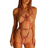 NBMARLS Punk Leather Body Belt Suspenders Lingerie Gothic Garter Belts Skinny Adjustable Waist Belts