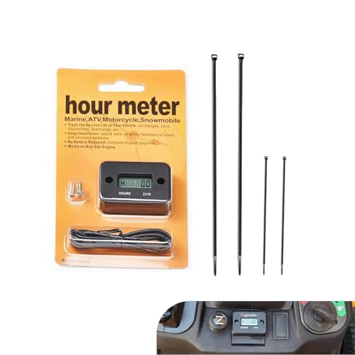 Zosgrew Inductive Hour Meter IP68 Waterproof Digital Counter