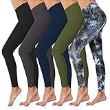 VALANDY High Waisted Pattern Leggings for Women Buttery Soft Tummy Control Printed Workout Yoga Pants Stretchy