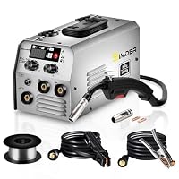 SSimder 140 Amp MIG Welder 240V Machine Flux Core MIG/Stick/TIG 3 in 1 Welding Machine with 1lb Wire, IGBT Inverter Multiprocess Welding Machine for DIY Beginner, Auto Repair, Home & Farm
